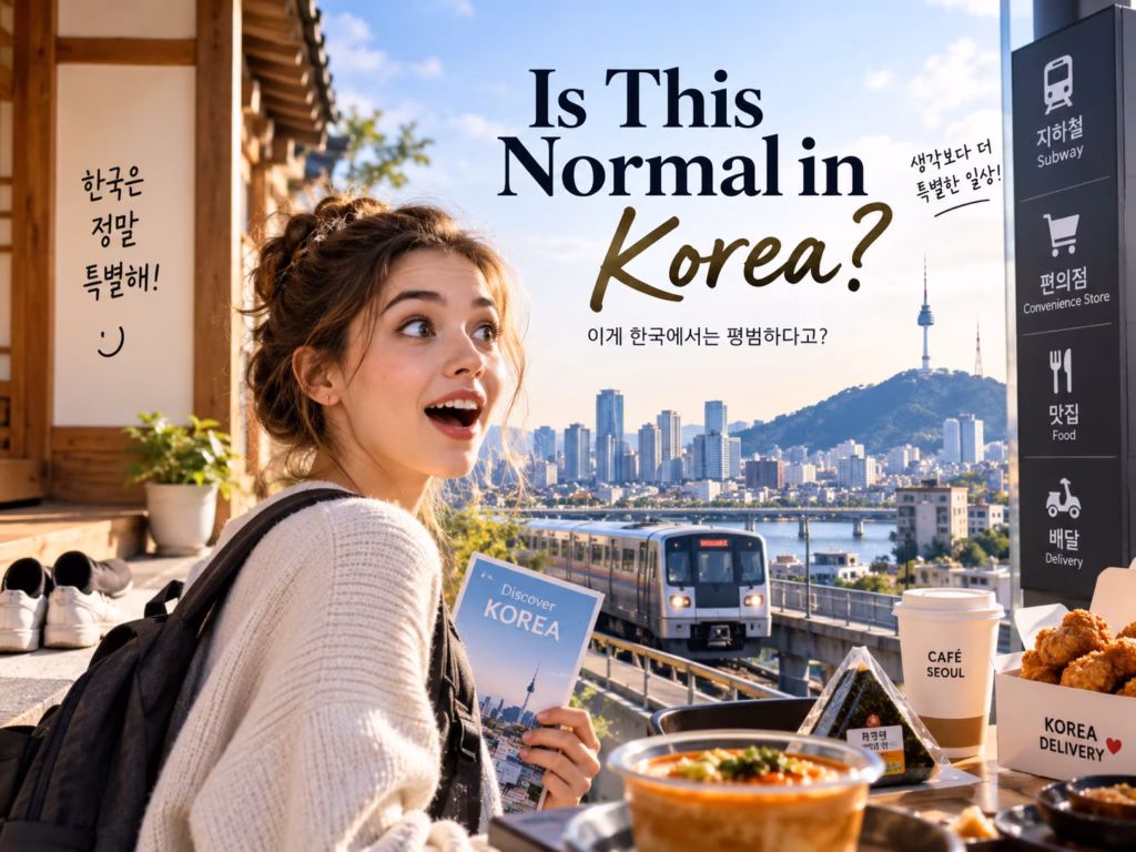 한국 생활 문화 외국인이 직접 보고 놀라는 서울의 일상 풍경