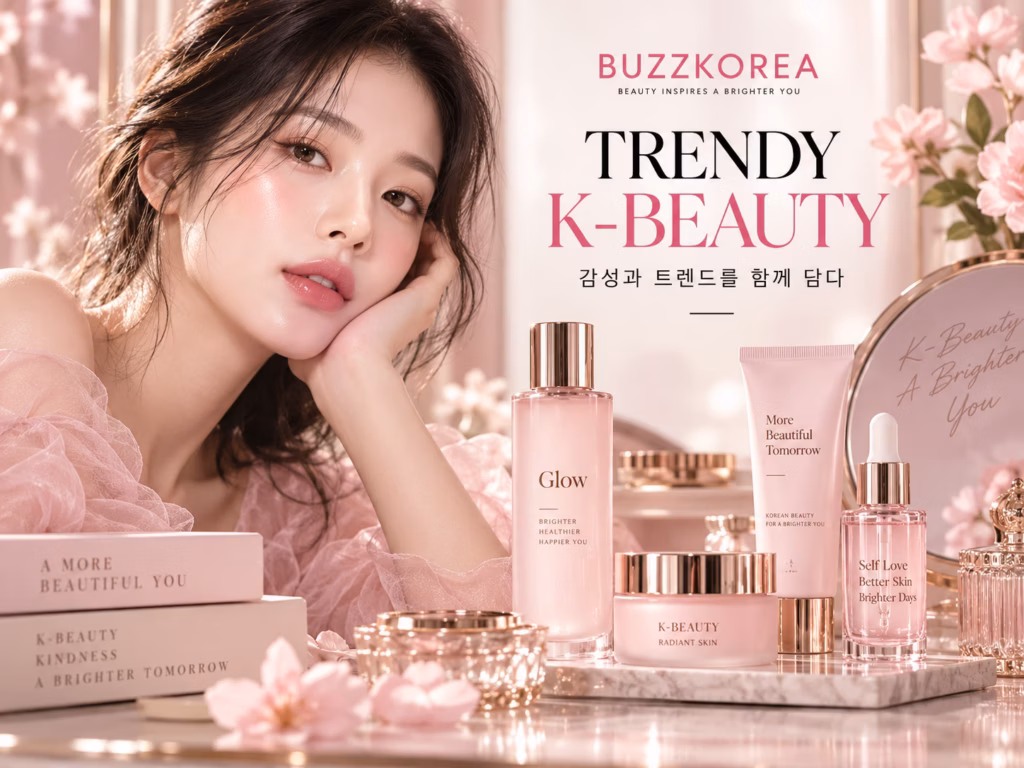 K-BEAUTY 트렌드와 스킨케어 루틴: 한국 화장품이 세계적으로 주목받는 이유